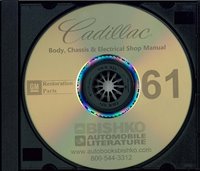 1961 CADILLAC Body, Chassis & Electrical Service Manual sample image
