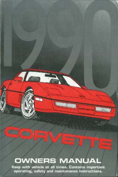 1990 Chevrolet Corvette Owner's Manual