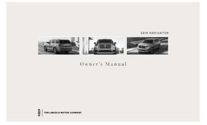 2018 Lincoln Navigator Owner's Manual