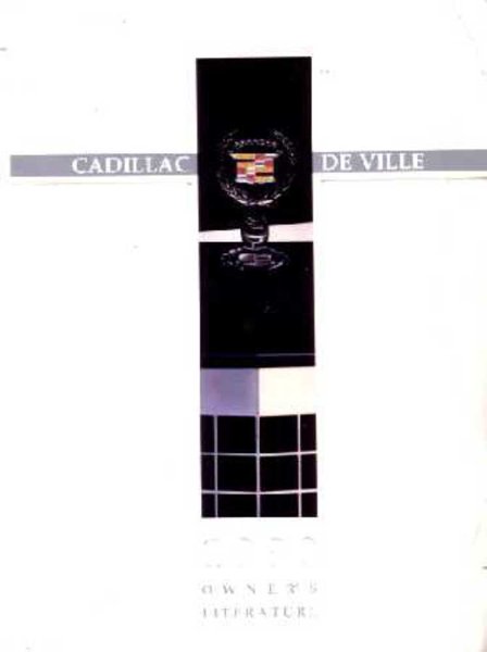 1990 Cadillac Deville Owner's Manual