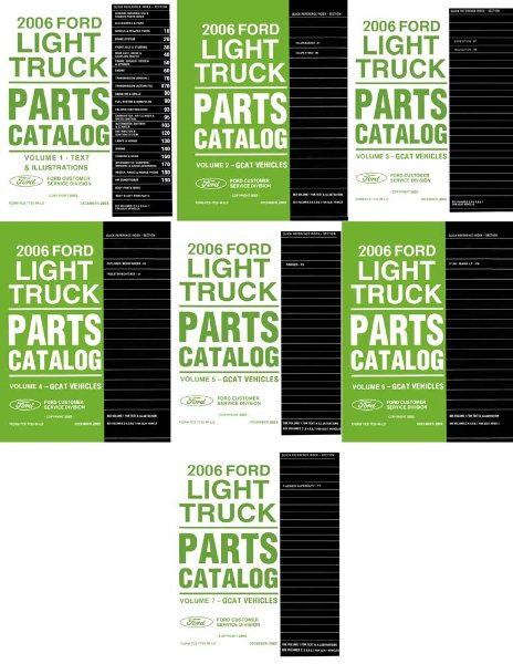 1990–2006 Ford Truck ALL MODELS - BEST FOR - Parts Book