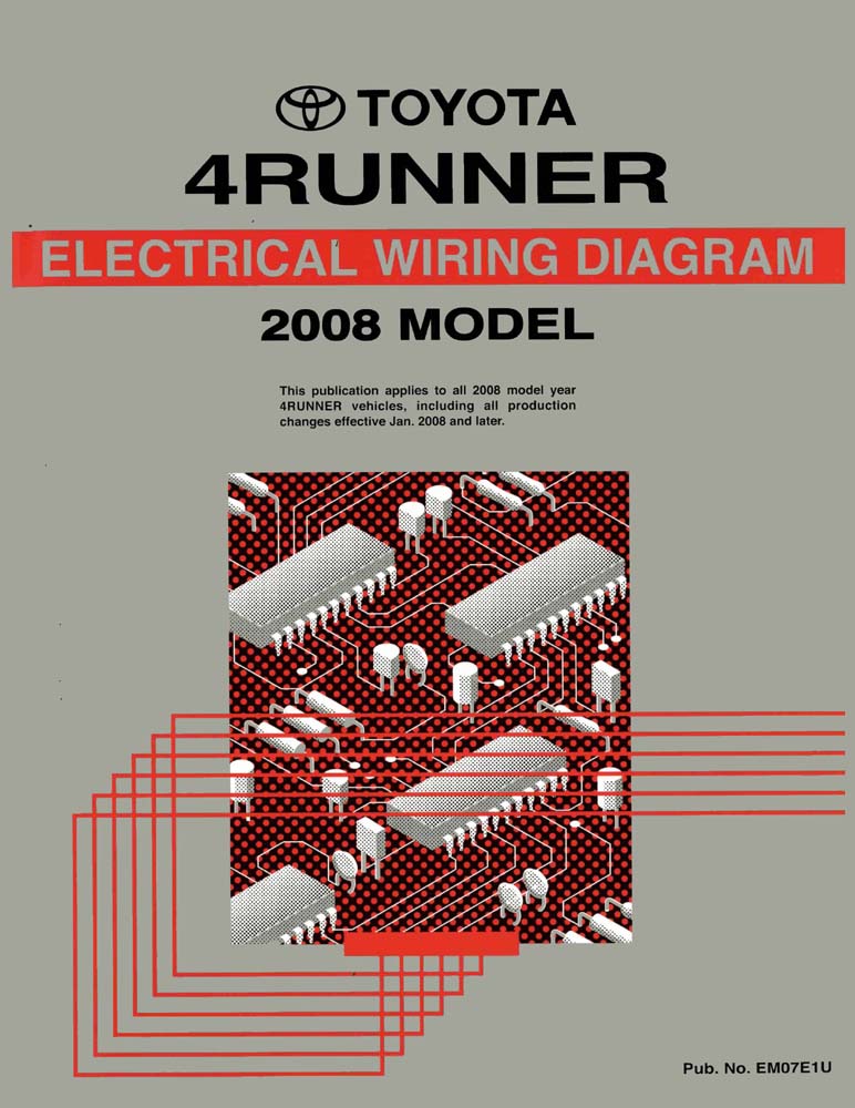 2008 Toyota 4Runner Wiring Diagrams Manual