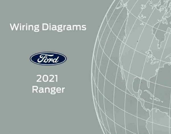 2021 Ford Ranger Wiring Diagrams Manual