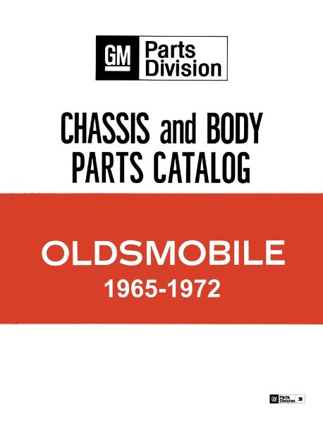 1965–1972 Oldsmobile All Models Parts Book