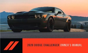 2020 Dodge Challenger Owner's Manual