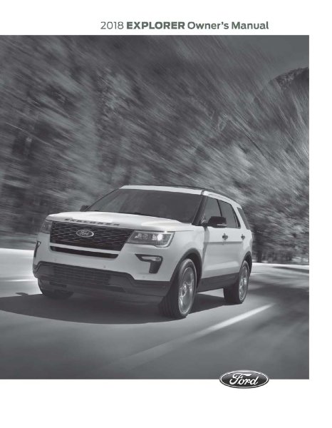 2018 Ford Explorer Owner's Manual