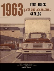 1963 Ford Truck All Models Parts Book