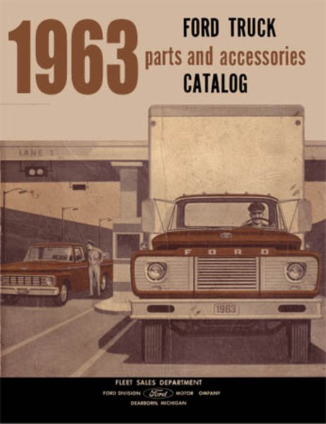 1963 Ford Truck All Models Parts Book