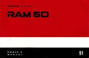 1991 Dodge Ram 50 Truck Owner's Manual