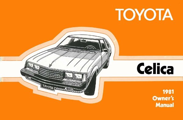 1981 Toyota Celica Owner's Manual