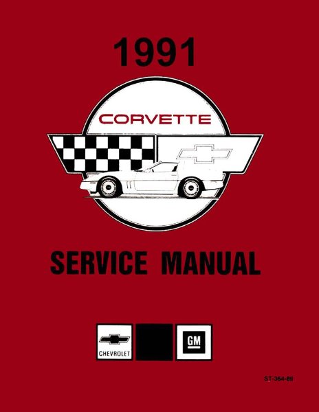1991 Chevrolet Corvette Factory Shop Service Manual