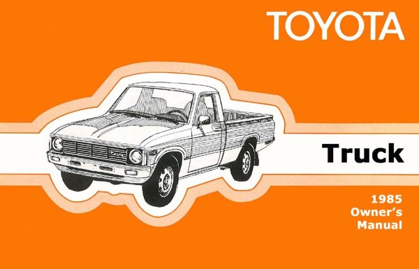 1985 Toyota Pickup Owner's Manual