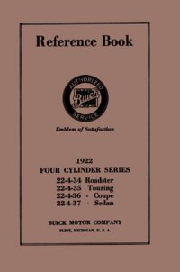 1922 Buick 4 Cylinder Owners Manual User Guide