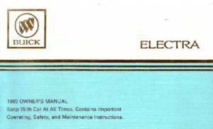 1983 Buick Electra Owner's Manual