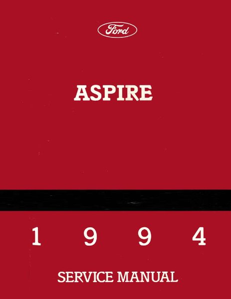 1994 Ford Aspire Factory Shop Service Manual