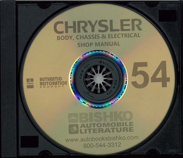 1954 Chrysler All Models Factory Shop Service Manual