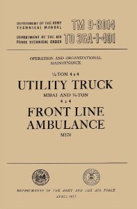 1953–1957 Jeep Military Jeeps Factory Shop Service Manual