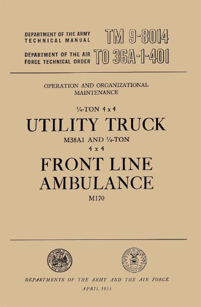 1953–1957 Jeep Military Jeeps Factory Shop Service Manual
