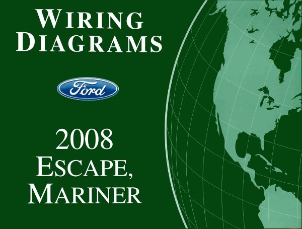 2008 Ford Truck Escape, Mariner Wiring Diagrams Manual