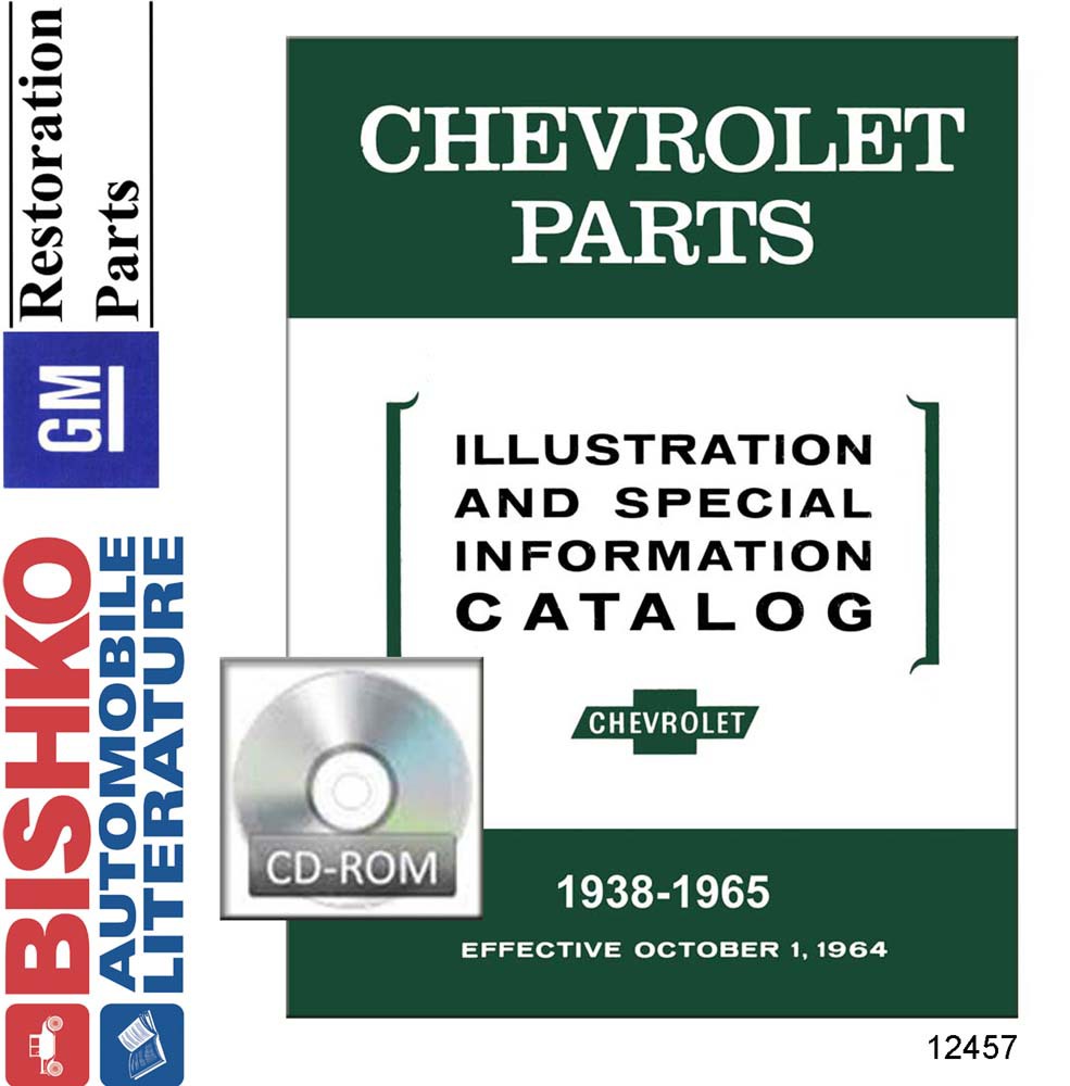 1936-1964 CHEVROLET CAR & TRUCK, Body & Chassis, Text & Illustration Parts Book
