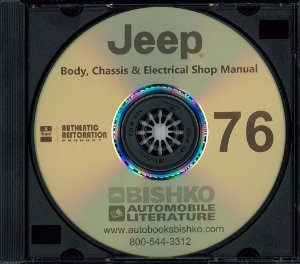 1976 Jeep All Models Factory Shop Service Manual
