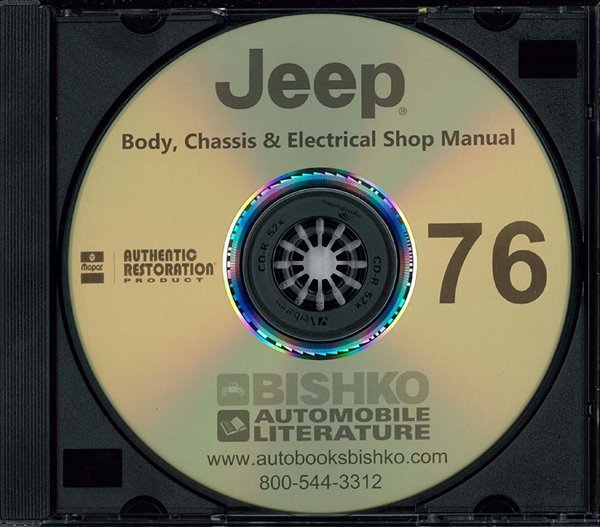 1976 Jeep All Models Factory Shop Service Manual
