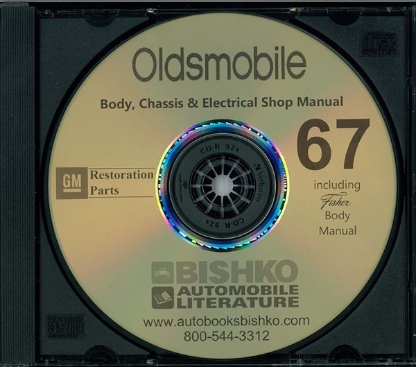 1967 Oldsmobile ALL MODELS FISHER BODY Factory Shop Service Manual