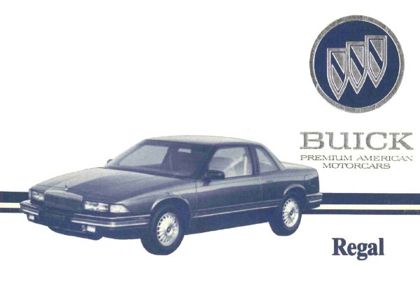 1994 Buick Regal Owner's Manual
