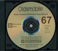 1967 OLDSMOBILE Body, Chassis & Electrical Shop Manual sample image