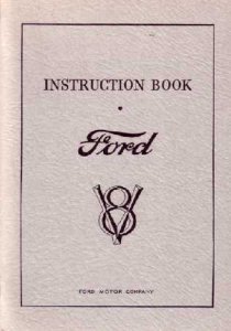 1932 Ford V-8 Car Owner's Manual