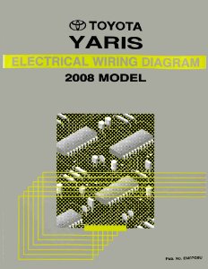 2008 Toyota Yaris Wiring Diagrams Manual