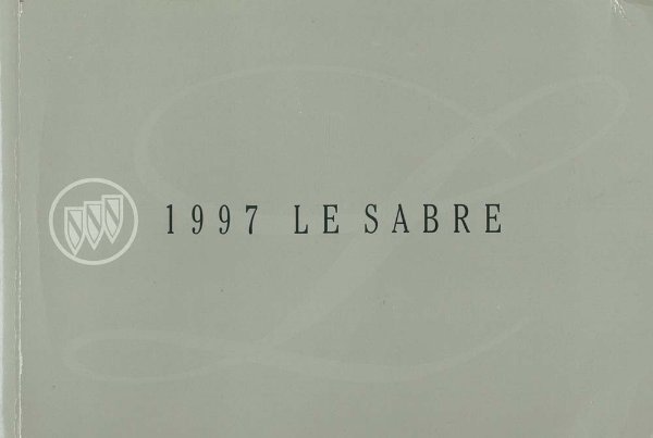 1997 Buick Le Sabre Owner's Manual