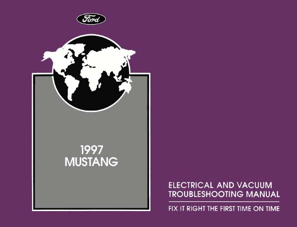 1997 Ford Mustang Wiring Diagrams Manual