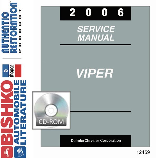 2006 Dodge Viper Factory Shop Service Manual