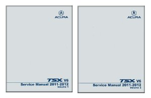 2011–2012 Acura TSX V6 Factory Shop Service Manual