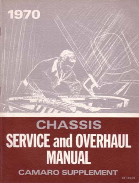 1970 Chevrolet Camaro Factory Shop Service Manual Supplement