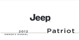2012 Jeep Patriot Owner's Manual
