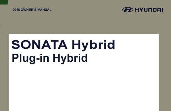2018 Hyundai Sonata Owner's Manual