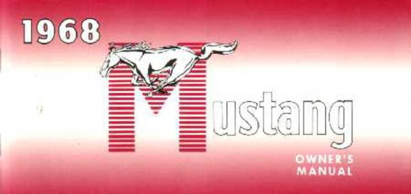 1968 Ford Mustang Owner's Manual