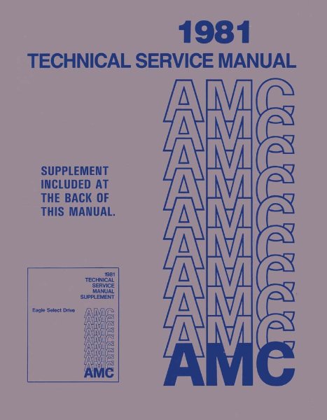 1981 AMC Concord, Eagle, Spirit Factory Shop Service Manual
