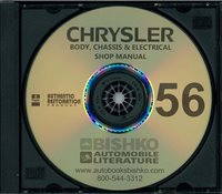 1956 CHRYSLER Body, Chassis & Electrical Service Manual