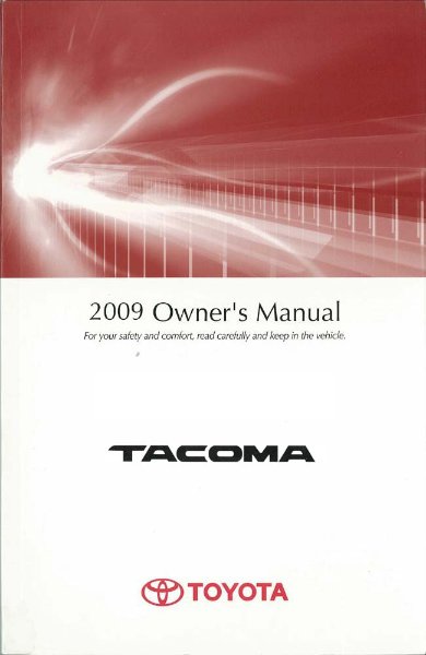 2009 Toyota TACOMA Owner's Manual