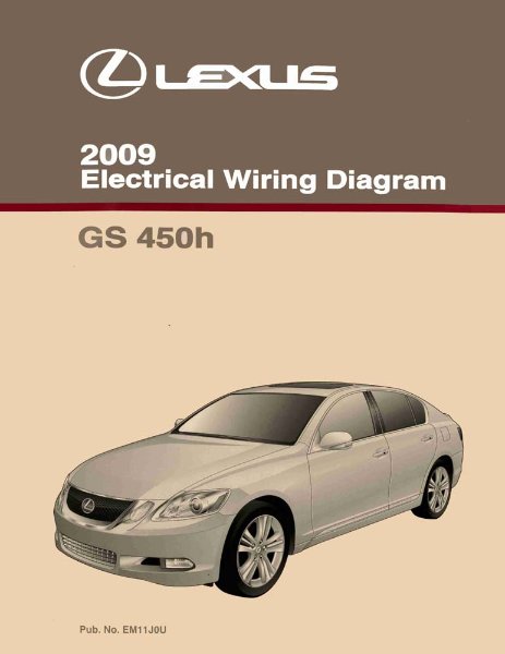 2009 Lexus GS 450h Wiring Diagrams Manual