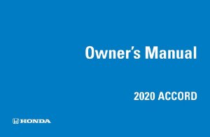 2020 Honda Accord Sedan Owner's Manual