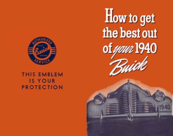 1940 Buick All Models Owner's Manual