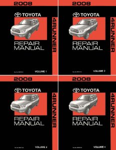 2008 Toyota 4-Runner Factory Shop Service Manual