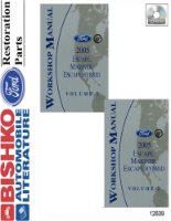 2005 FORD ESCAPE, MERCURY MARINER GAS AND HYBRID Body, Chassis & Electrical Service Manual sample image