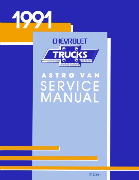 1991 Chevrolet Truck Astro Factory Shop Service Manual
