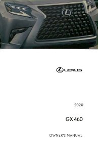 2020 Lexus GX 460 Owner's Manual