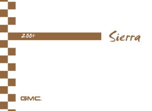 2004 GMC Sierra Owner's Manual